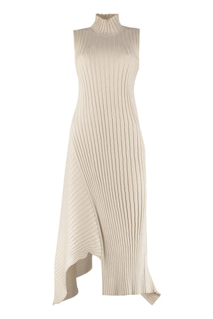 Ribbed knit dress-0